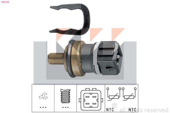 Sensor, coolant temperature KW